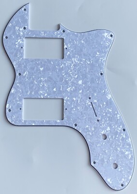 For Fit Fender Telecaster '72 Thinline PAF Style Guitar Pickguard White Pearl