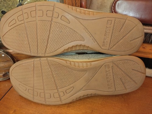 Sperry Women's Top Sider leather lace boat shoes LIGHT BROWN / Beige Size 10 - Picture 14 of 14