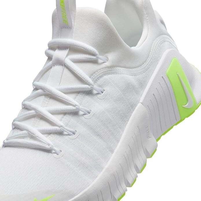 Nike Free Metcon 6 White Volt Neon Green FJ7127-104 sz 12  display picture 3