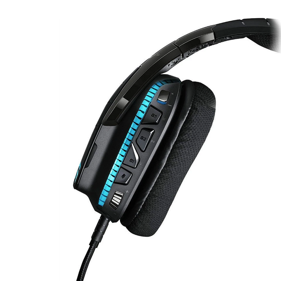 Logitech G633 Artemis Spectrum RGB 7.1 Surround Sound Gaming Wired Headset - Image 3 of 4