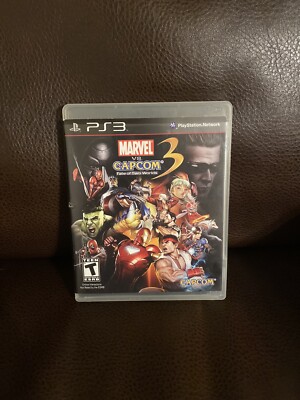 Marvel vs. Capcom 3: Fate of Two Worlds (PlayStation 3, PS3)  with Manual 