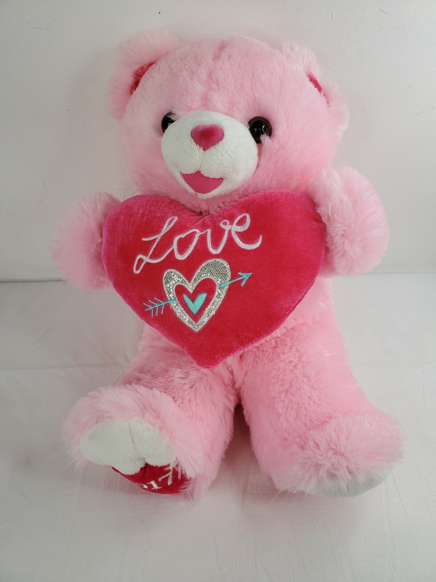 Dan Dee 2017 Valentine's Day Sweetheart Light Pink Teddy Bear