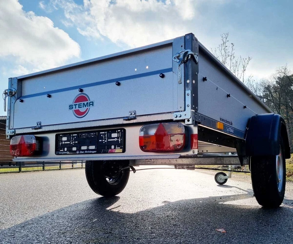 STEMA PKW Anhänger STL1300 gebremst 1300kg Autoanhänger 251x128cm Tieflader - Bild 4 von 4