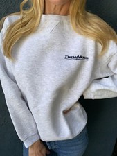 90s VINTAGE DREAMWORKS SKG HOLLYWOOD MOVIE STUDIO CREWNECK GRAY SWEATSHIRT SZ M