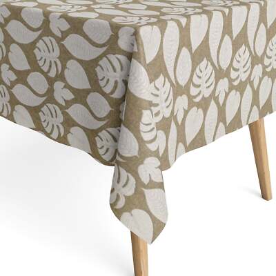 Jacquard Tischdecke beschichtete Baumwolle 160cm Breite VELEZ Monstera  Dschungel | eBay.de