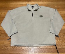Vtg 90s OP Sport Ocean Pacific Fleece Quarter Zip Pullover Size XL