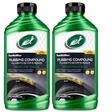 2 ~ Turtle Wax Premium Rubbing Compound Precision Cutting Technology 18 oz