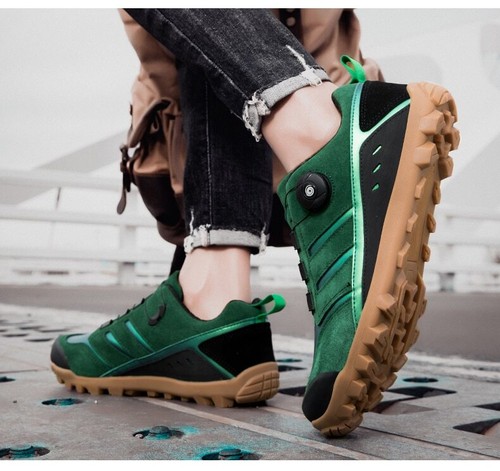 Herren MTB Fahrradschuhe Mit SPD Stollenschuhe Atmungsaktiv Kies Rennrad Sneaker - Bild 18 von 27