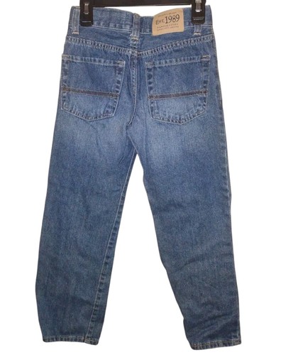 Childrens Place Jeans Boys Size 7 Straight Adjustable Waist Denim Blue NWOT - Picture 3 of 17