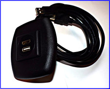 Sigma USB-A HDMI Wallplate w/ 6' Cables Female to Male RV Motorhome Trailer