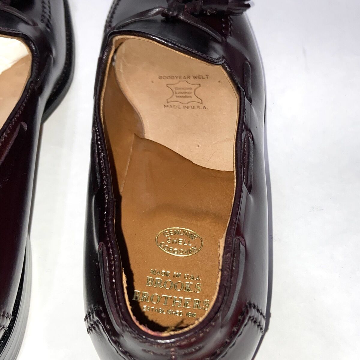 Brooks Brothers Alden Leather Tassel Loafers Cordovan Dress Brooks Brothers Alden Leather Tassel Loafers Cordovan Dress