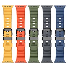 FluoroRubber Trail Loop Bands for Apple Watch Ultra 2 Band 49mm 46mm 45mm 44mm