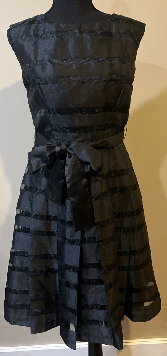 Robe Chetta B Taille 10 - Imprimé Rayures Marine Et Blanc, Décolleté Cold Shoulder - Neuf Avec étiquettes ($68)