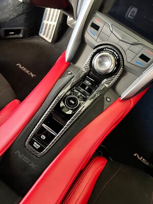 17-22 Acura NC1 NSX Console Mounted Center Shifter Selector Carbon