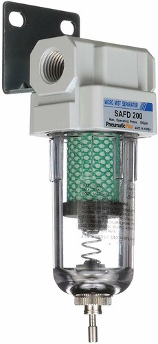 PneumaticPlus Compressed Air Coalescing Filter 0.01 Micron 1/4" NPT SAFD200-N02B - Picture 2 of 3