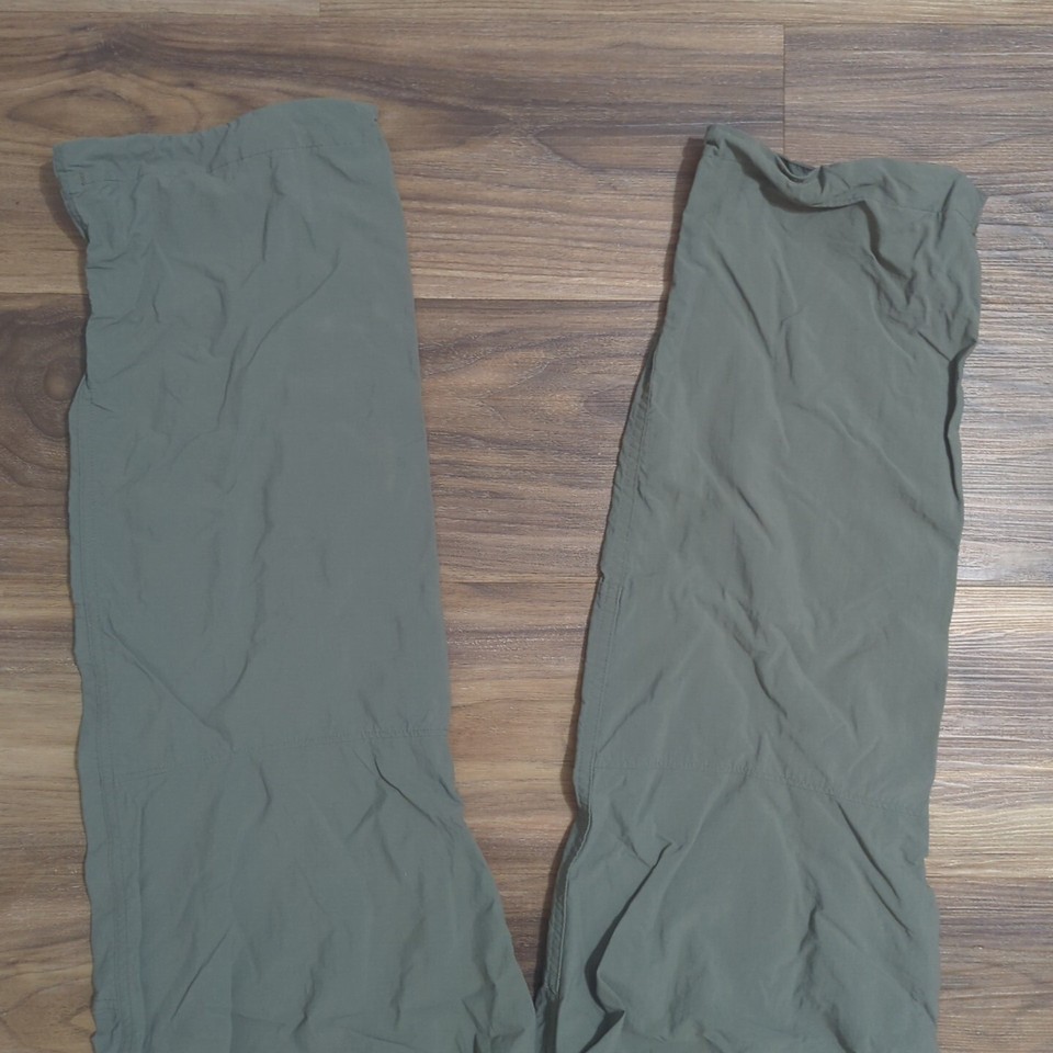 REI Womens Coop Convertible Hiking Pants Moss Green Relaxed Fit Women