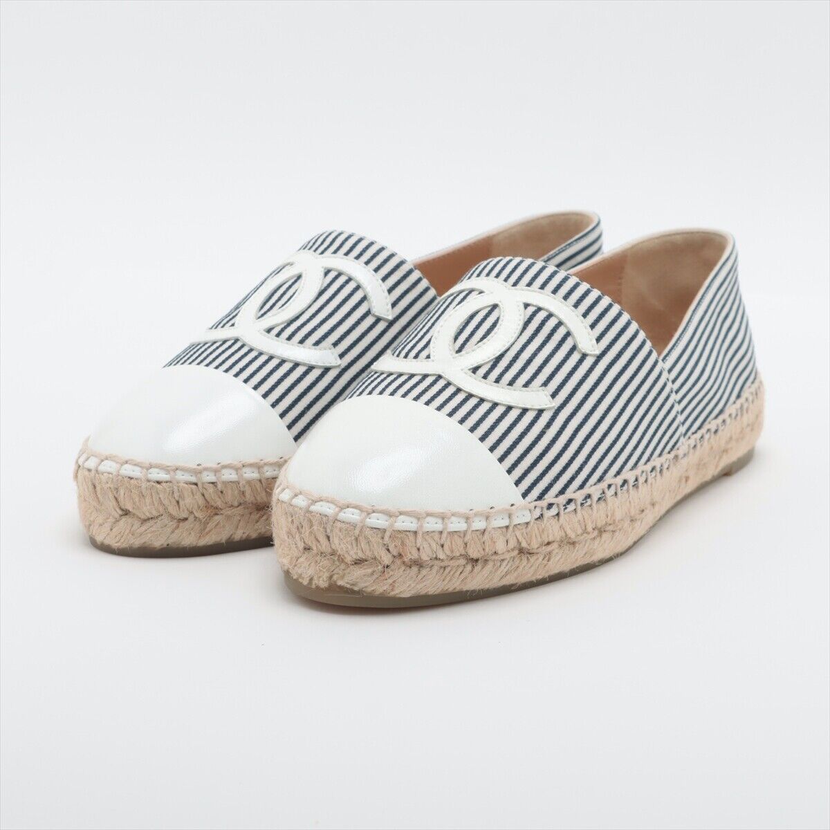 Chanel Coco Mark Leather x fabric Espadrilles 35 Ladies Chanel Coco Mark Leather x fabric Espadrilles 35 Ladies