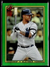 2020 Bowman 1990 Green  Refractor Gleyber Torres 09/99 New York Yankees #90B-GT