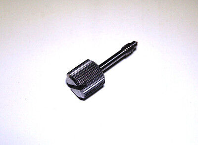 1-1/8 18-8 Stainless Steel Captive Panel Screw with 10-32 Thread Size and Knurled Head Type 