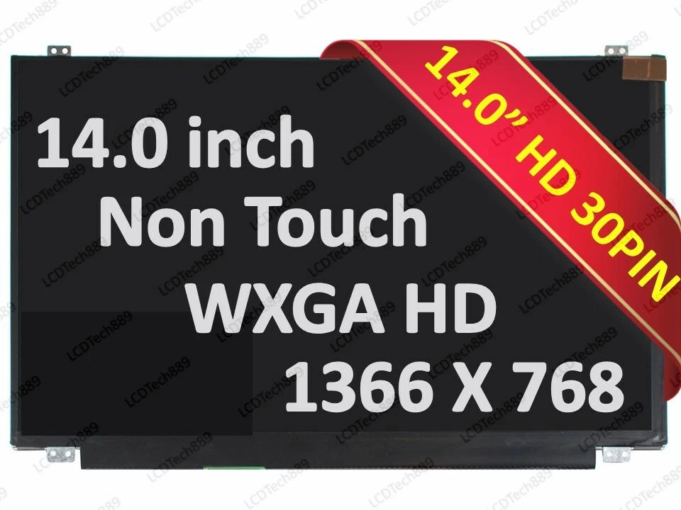 Écran LED 14" Remplacement Pour Dell Latitude 5420 - Résolution 1920x1080, 30 Broches, Sans Fixations, Neuf Avec Garantie 1 An