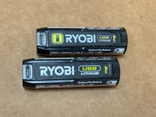 [2-PACK] RYOBI [FVB01 / FVB02] GENUINE 2.0AH 4V 7.4WH USB LITHIUM ION BATTERY