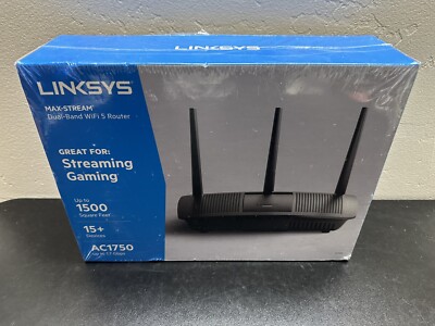 Linksys Max-Stream AC1750 Dual-Band Wi-Fi 5 Router (EA7200) sealed ! read!