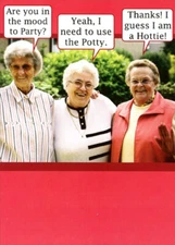 Listen to Each Other Paper House Funny Feminine Birthday Card for Her