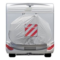 FahrradschutzhüLle XL FüR 2 FahrräDer Mit Sichttasche FüR Warnschild (Ripstop)