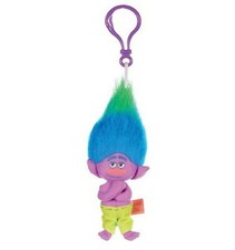 Creek Trolls Doll DreamWorks Bag Clip Soft 12 Cm Plush Toy Keyring Loop Backpack