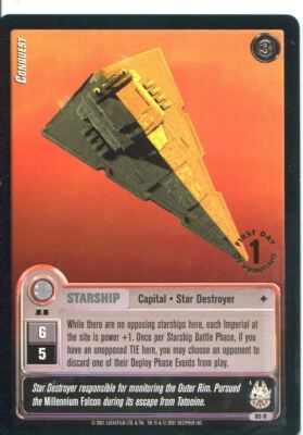 Star Wars Jedi Knights TCG Premiere #85 Conquest [L] [1st Day]