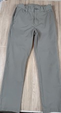 Vineyard Vines Boys size 8 Performance Golf Pants Gray Flat Front Stretch Chino