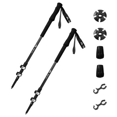 Durable All-Terrain Trekking Poles: Carbon Fiber Reinforced for Backpacking