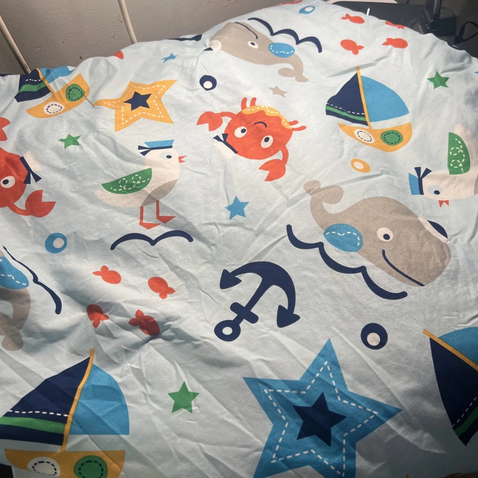 Manta de cuna Bananafish para niños pequeños Ocean Pint Foto 3 de 4