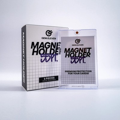 5x Magnetic Card Holder   35PT/55PT | UV Protection | Secure One-Touch Case