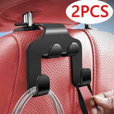 Double Head Phone Hanger 1/2pcs Car Seat Back HookHeadrest Hanging Bag Storage