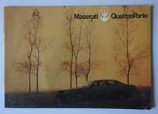 MASERATI QUATTROPORTE III orig 1979 Sales Brochure - Italian Text