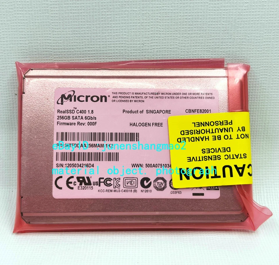 MICRON RealSSD C400 1.8" 256GB SATA 6.0Gbp/s SSD - Image 4 of 4