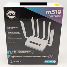 CSG m519 Wireless Dual-Band Wi-Fi 6 5G Router CSG-M519 White