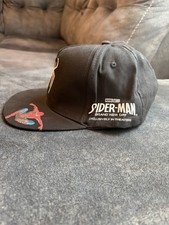 NUEVO Marvel Spider-Man Snapback Sombrero Para Hombres OSFM Negro Little Caesars Promo