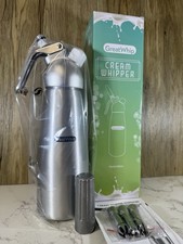 GreatWhip Whipped Cream Dispenser - Aluminum Cream Whipper 500ml Homemade Cream