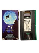 E.T. The Extra-Terrestrial VHS 1982 Sci-Fi Classic MCA Home Video