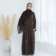 Cardigan Women Fashion Long Dress Ball Gown Open Abaya Kaftan Kimono Evening