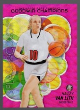 Hailey Van Lith 2023 Upper Deck Goodwin Champions - Splash of Color Pink Wave