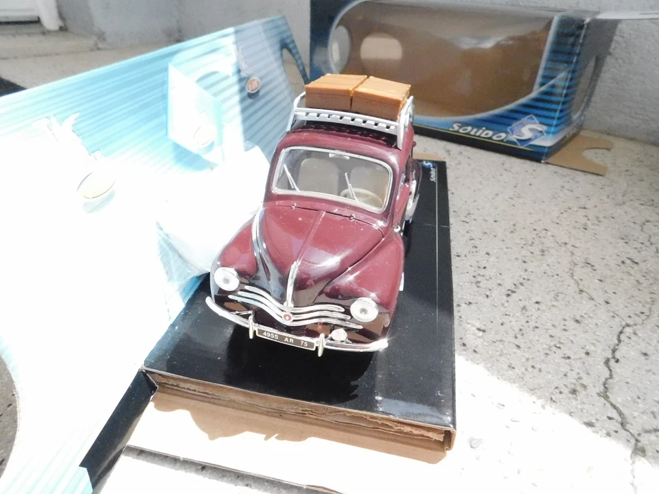 1/17 Renault 4CV Nationale 7 Solido - Photo 4/4