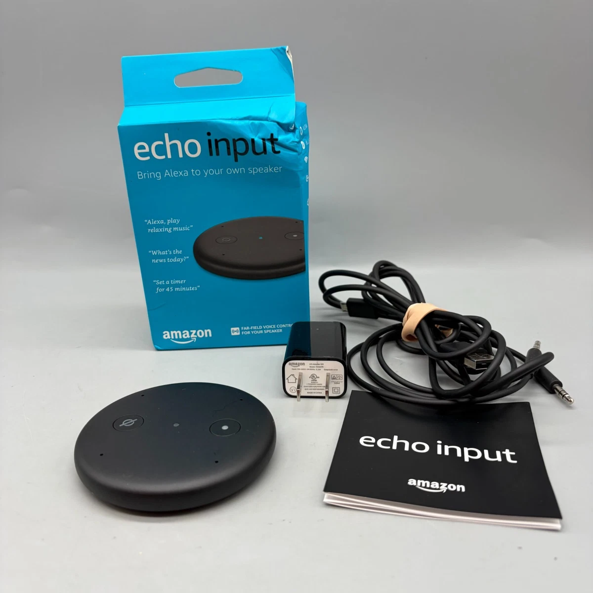 希少 廃盤 新品 未使用Amazon echo input ブラック　アレクサ Amazon Echo Input Alexa Smart Speakers for sale | eBay