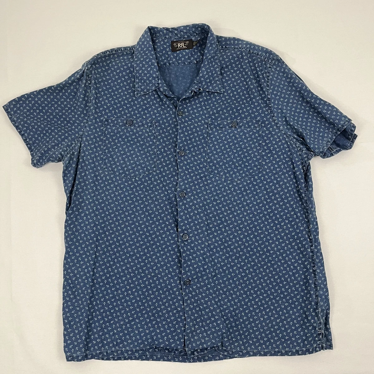 RRL Short Sleeve Blue Shirts for Men for sale | eBay