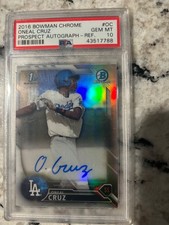 2016 Oneal (Oneil) Cruz Bowman Chrome Refractor Prospects Auto 383/499 PSA 10