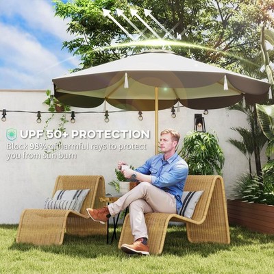 dream chair patio chaise lounge with umbrella The Original Dream Lounger, Sand Dune