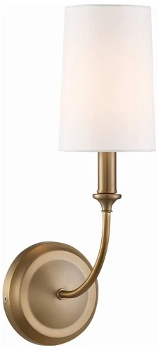 Crystorama Sylvan 15 3/4" High Vibrant Gold Wall Sconce - Picture 2 of 7