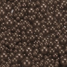 800Pcs Faux Pearl for Crafting 3-8mm No Hole ABS Round Pearls Beads Coffee